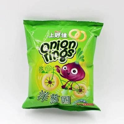 上好佳洋葱圈大包40g*5袋儿童小吃膨化怀旧休闲零食袋装开袋即食