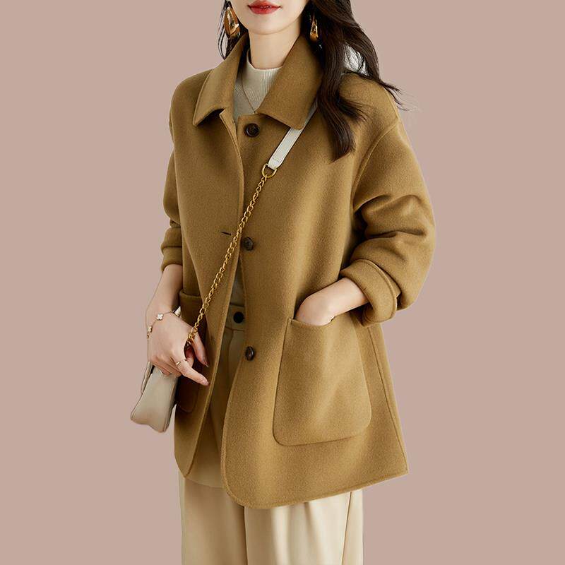 ROUMIKL今年流行中年妈妈西装外套女士2025春秋新款爆款加厚保暖