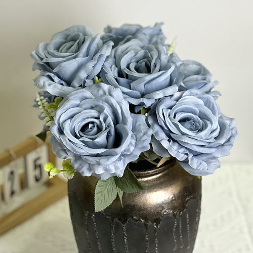 7头仿真花手捧玫瑰花婚庆