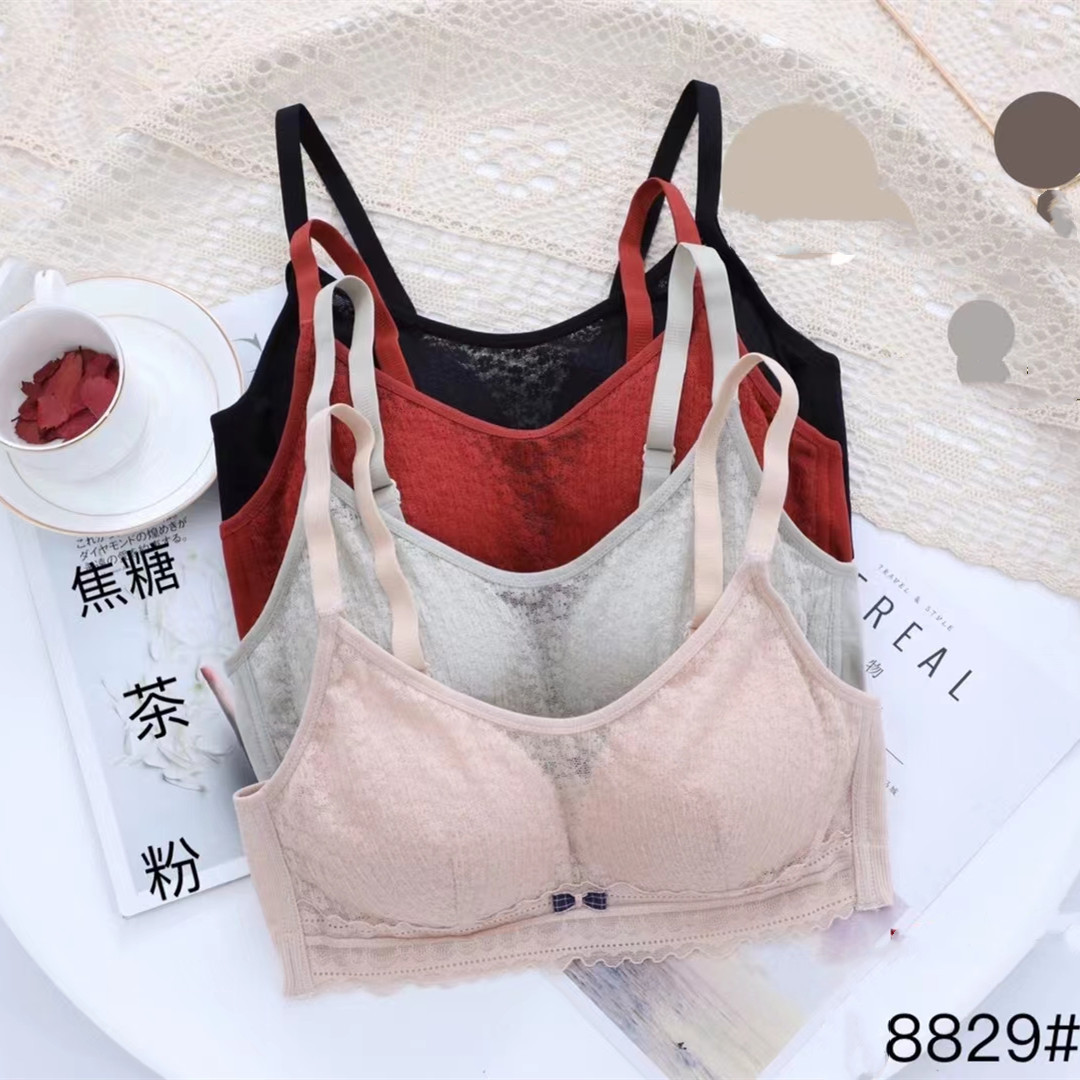 无缝文胸初中女生内衣薄