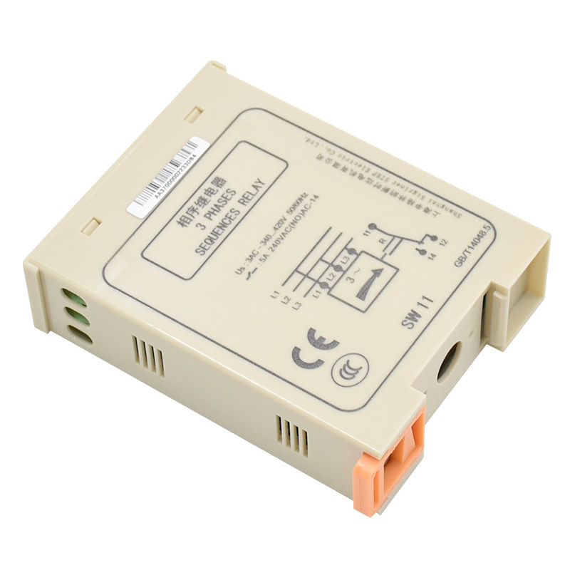 适用于step新时达电梯相序继电器sw11欠相 断相 缺相三相保护器