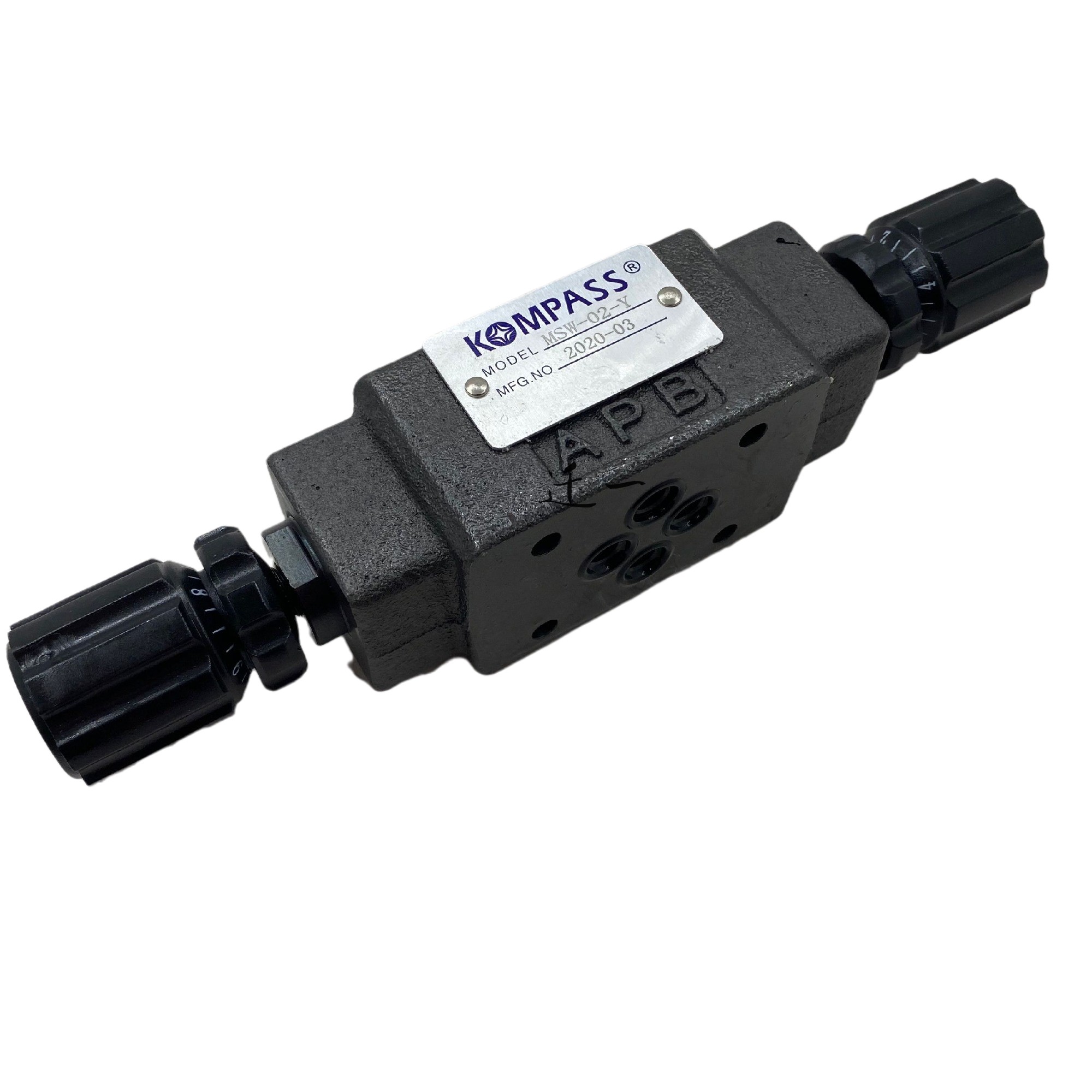 台湾kompass康百世 msa/msb/msw-03-x/y叠加式单向节流阀 朝田 06
