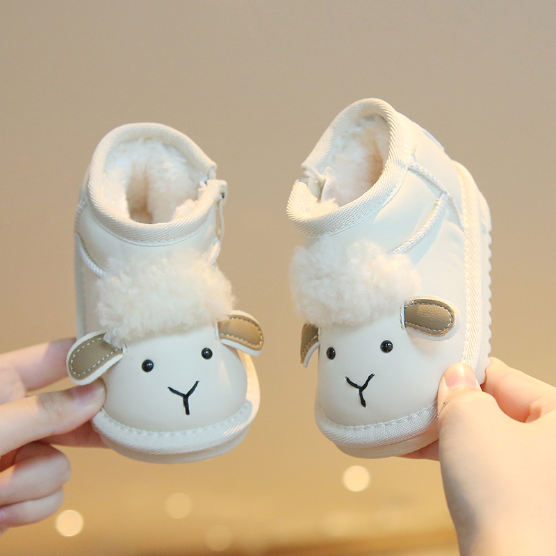 卡通宝宝棉鞋防水保暖雪地靴