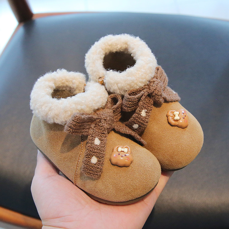 女童公主小短靴美拉德风宝宝棉靴加绒二棉勃肯鞋子软底婴儿学步鞋,童鞋/婴儿鞋/亲子鞋,棉靴,淘宝优惠券,粉丝福利购,淘宝优惠卷