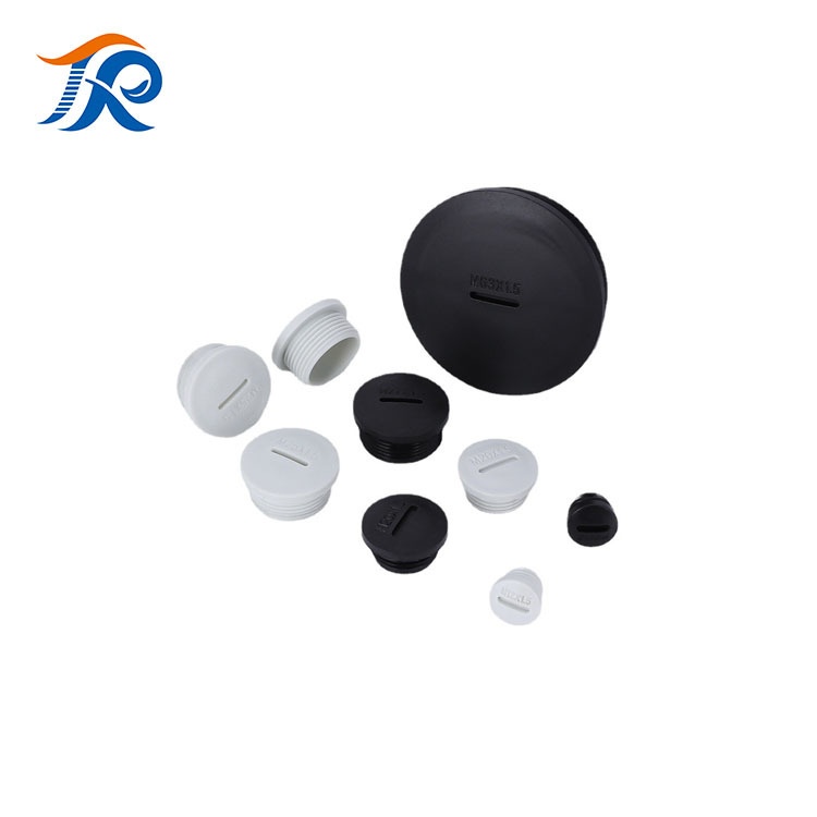 防水堵盖堵头PG型M型塑料接头箱体壳体开孔塞头