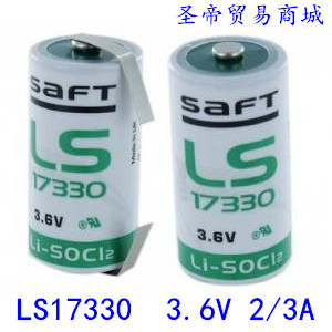 梅思安天鹰2X检测仪通用电池进口SAFT LS17330 3.6V 2/3A圆柱电池