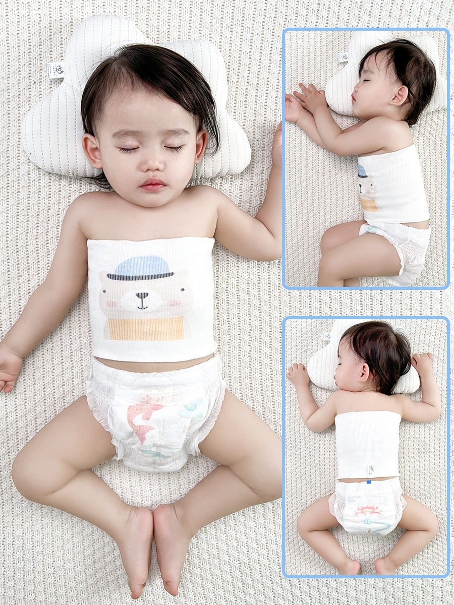 肚兜婴儿腹围护肚子春秋季0一3月防着凉初生裹肚夏季护脐保暖肚围