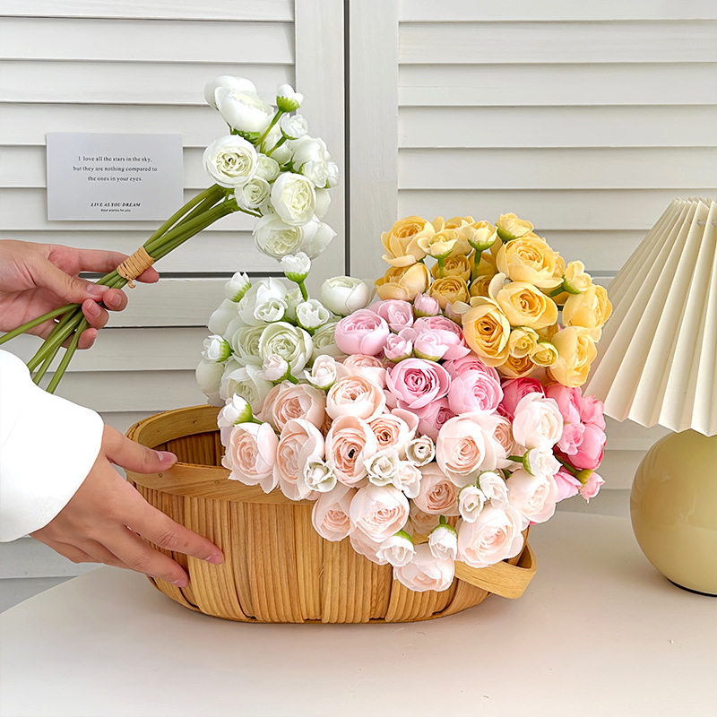 ins风露莲仿真花假花婚礼