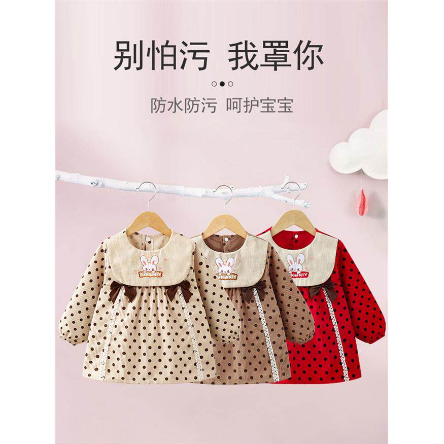 女宝宝罩衣秋冬外穿洋气