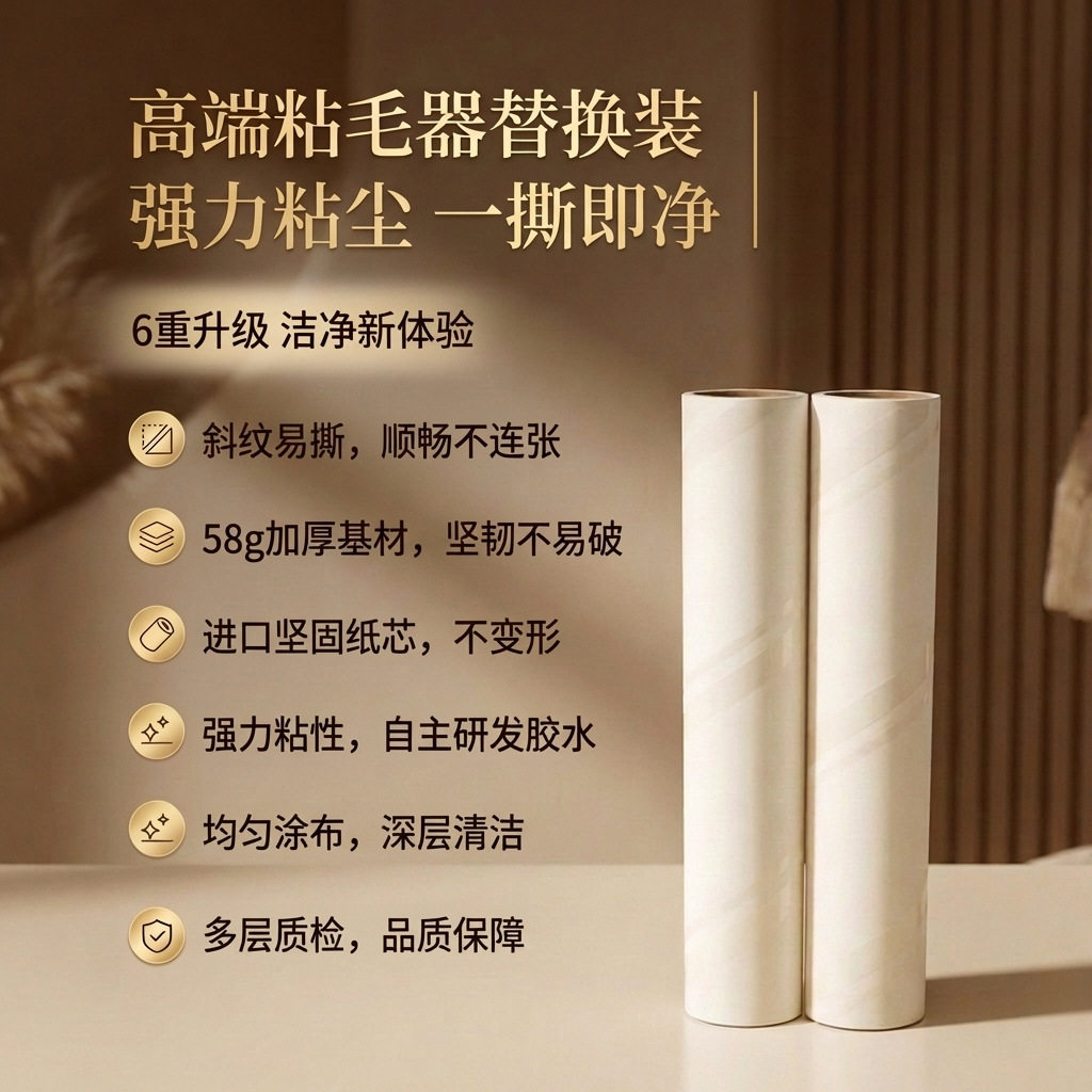 长杆伸缩可调节粘毛器地