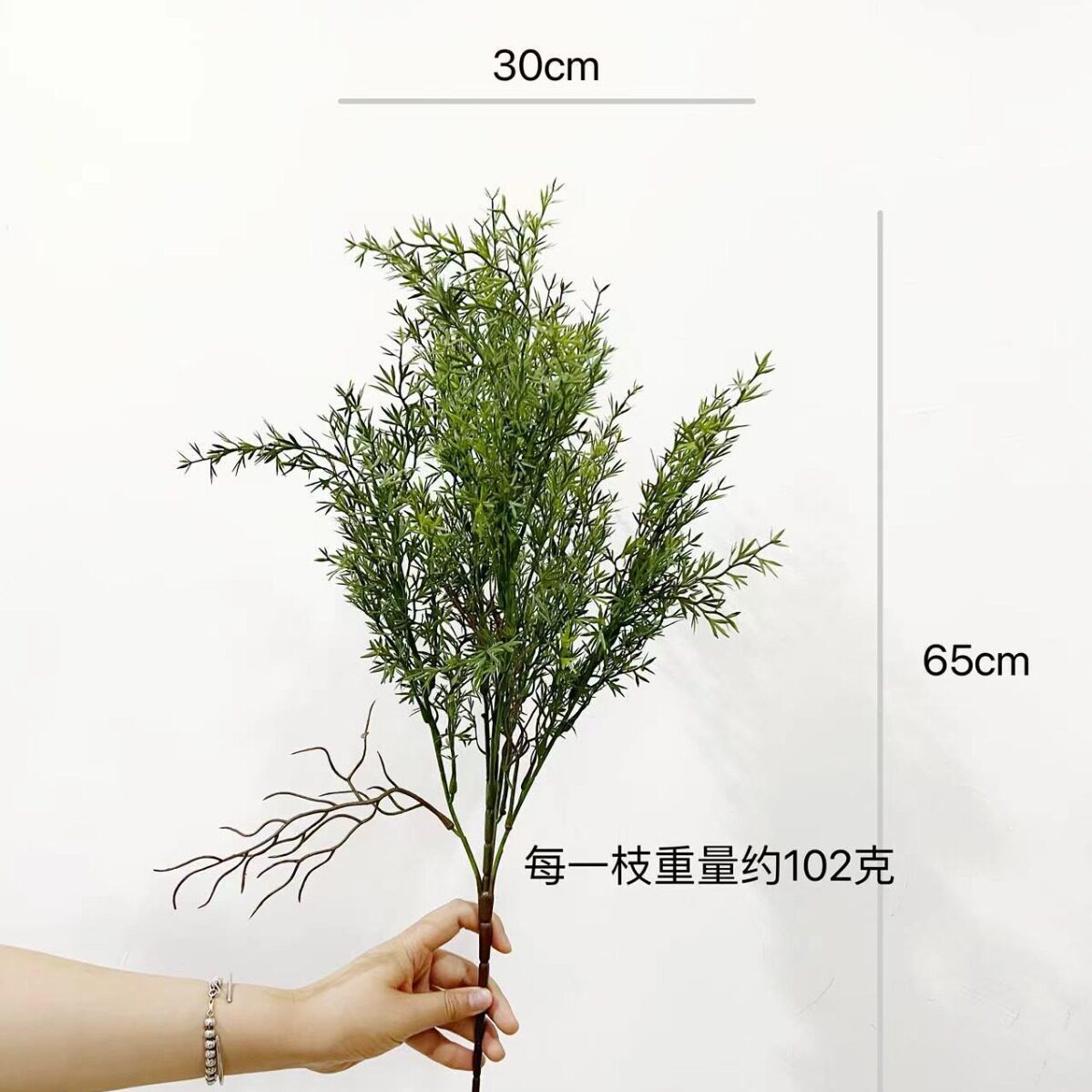 把束松针仿真植物绿植盆