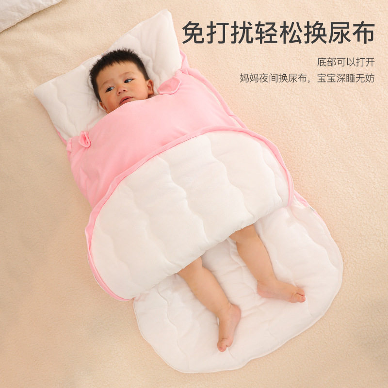 睡袋婴儿秋冬加厚保暖款