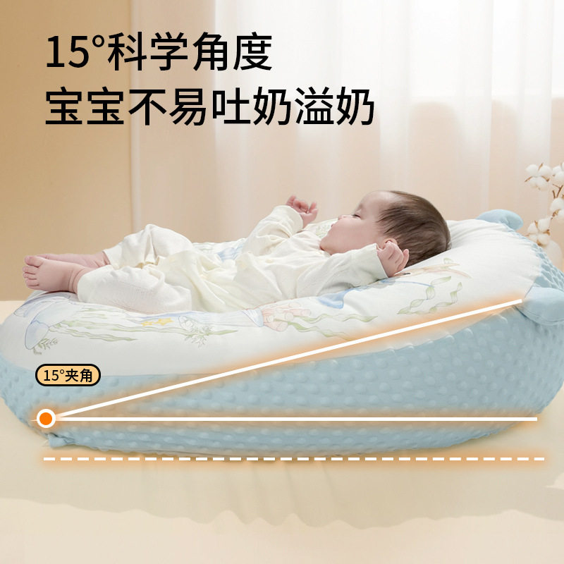 斜坡枕婴儿防吐奶防溢奶
