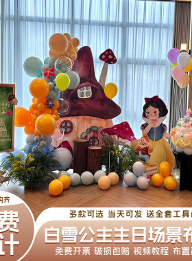 迪士尼主题生日布置kt板