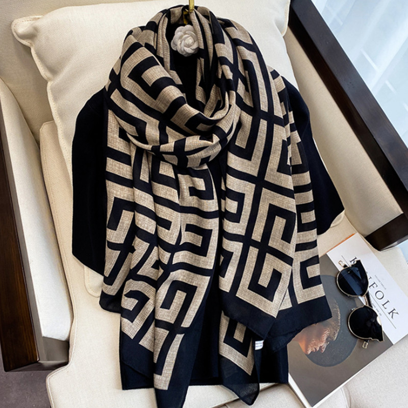 复古磁吸围巾女2025新款