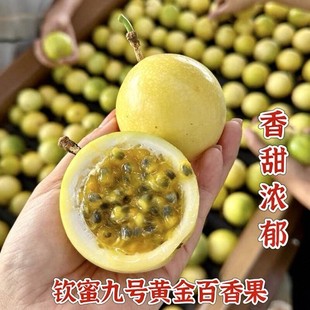 水果整箱 5斤特级大果亲白当季 包邮 广西纯甜钦蜜9号黄金百香果新鲜