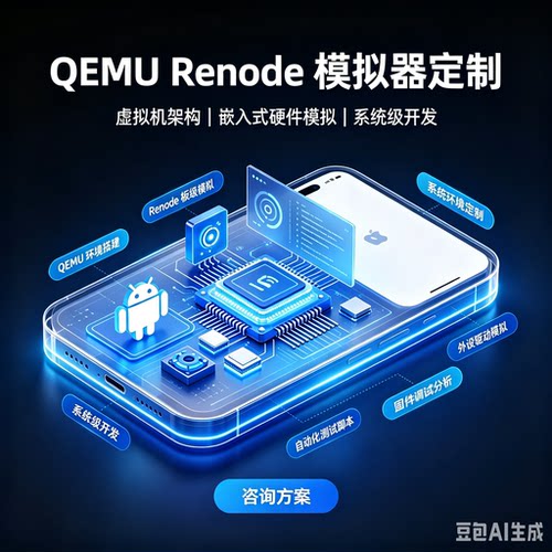 QEMU Renode 模拟器定制开虚拟机QEMU Renode 固件调试