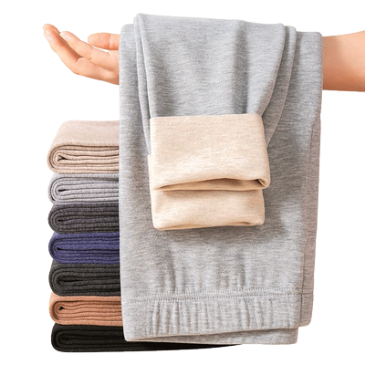 德绒秋裤男士冬季加厚保暖裤