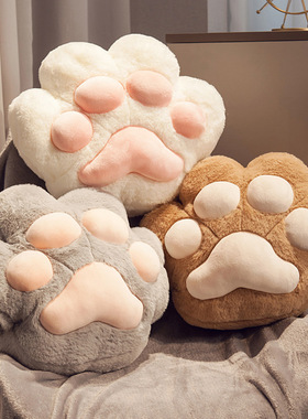 汽车抱枕被子二合一抱枕毯子猫爪插手宝两用公室午睡暖手枕头毯子