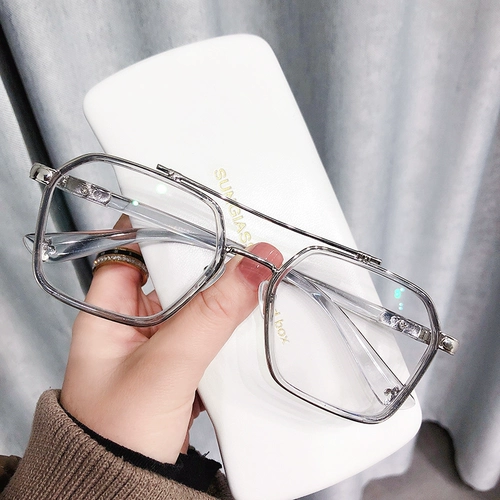 Костюма Blogen Glasses мужской миопия Изменение цвета, плоский свет, Чен -Вейтинг, тот же прилив глаз Бренд Anty -Blue Light Net Red Tide