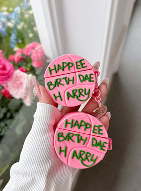 趣味立体海格蛋糕适用于OPPOenco free4蓝牙耳机保护套Air4Pro硅胶free2i萌系R3Pro个性X3少女心Air2可爱小众