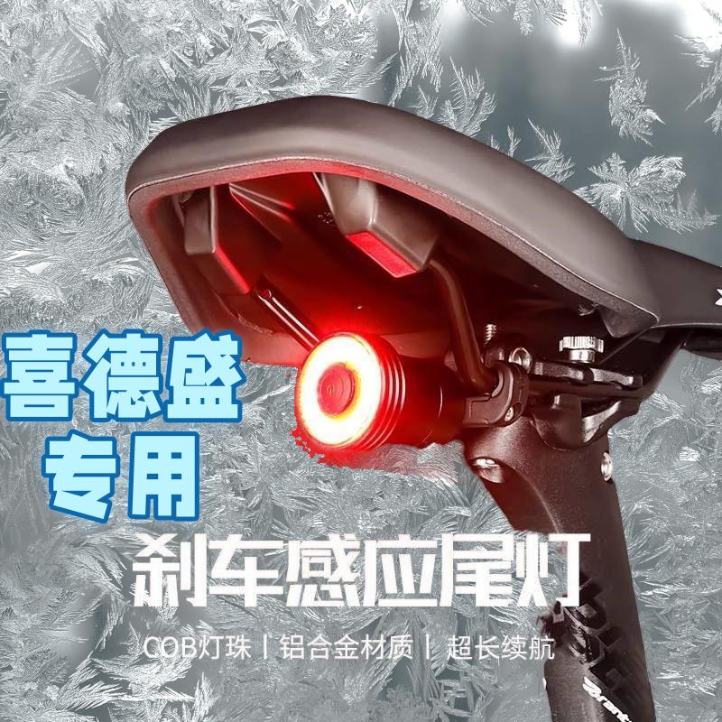 适用于喜德盛ad300/350/黑客380/350自行车灯山地车尾灯配件大全