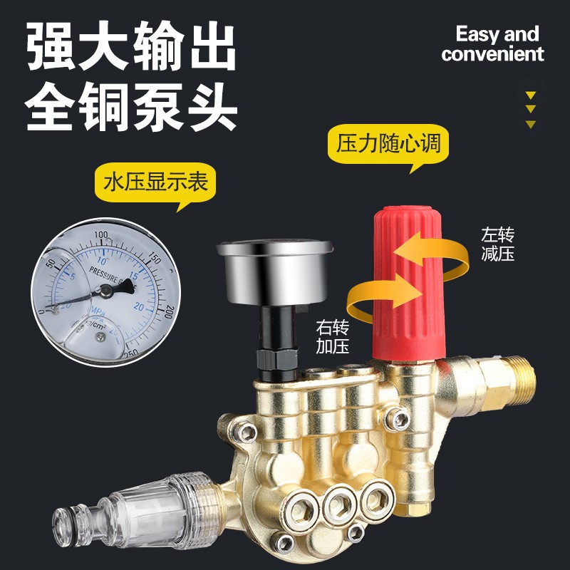 直销高压清洗机商业可携式工业大功率220V自动洗车神器自吸式家用
