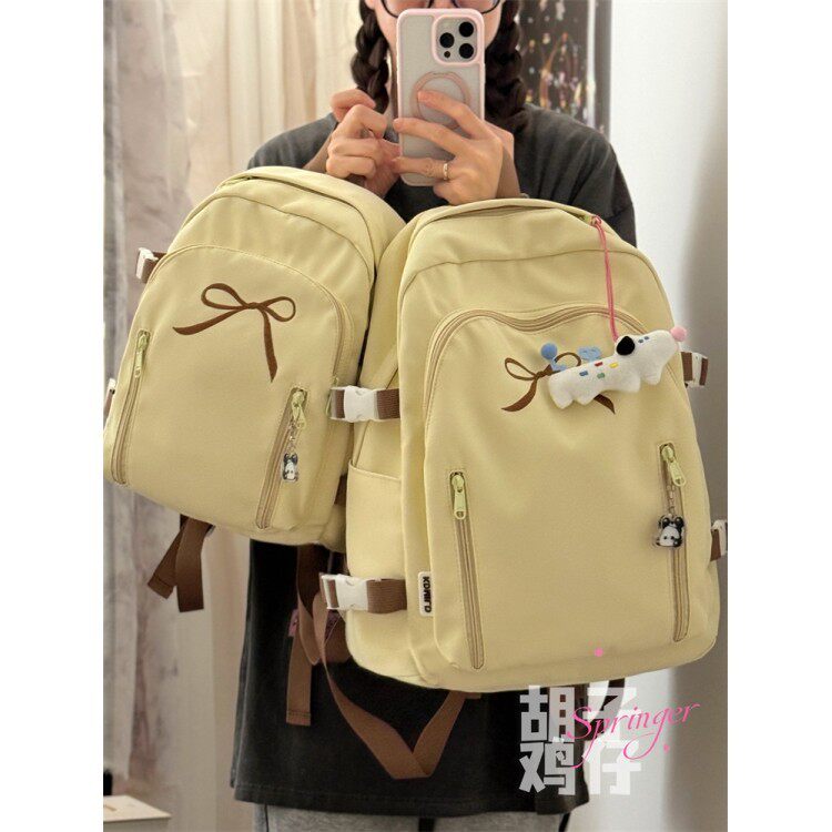 日系可爱女书包女韩版中生初高中少生上学课双肩包大容量旅行揹包