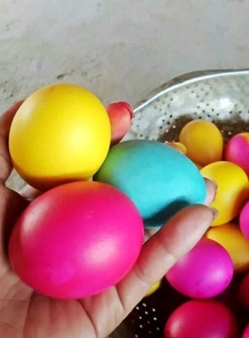 彩色颜色色素环保鸡蛋染料红色粉