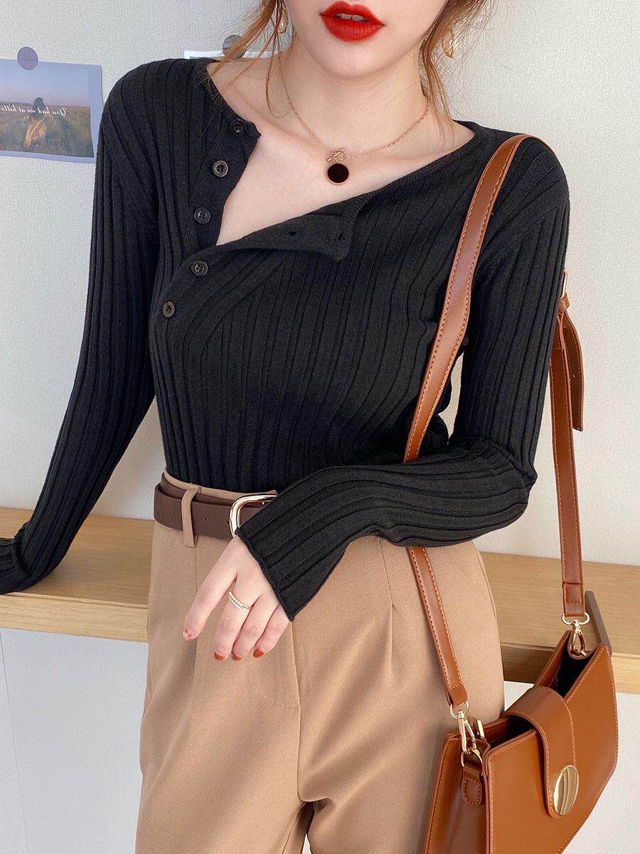 수유바텀스웨터 디자인탑 수유스웨터 외출용 핫맘 스타일 봄 가을 뉴스타일 이너로 인기있는 스타일