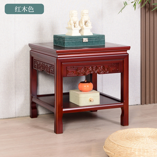 实木沙发边几方几客厅小茶几桌子沙发侧边几边桌新中式花几