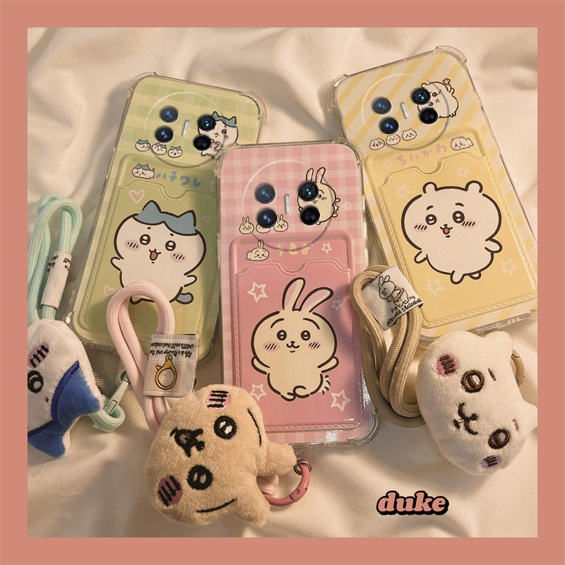 适用卡通插卡硅胶手机壳可爱
