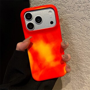 创意温感变色适用opporeno15pro手机壳reon14红变黄13简约12个性11硬壳10por+纯色9新款8十硅胶7se/6/5k/0ppo