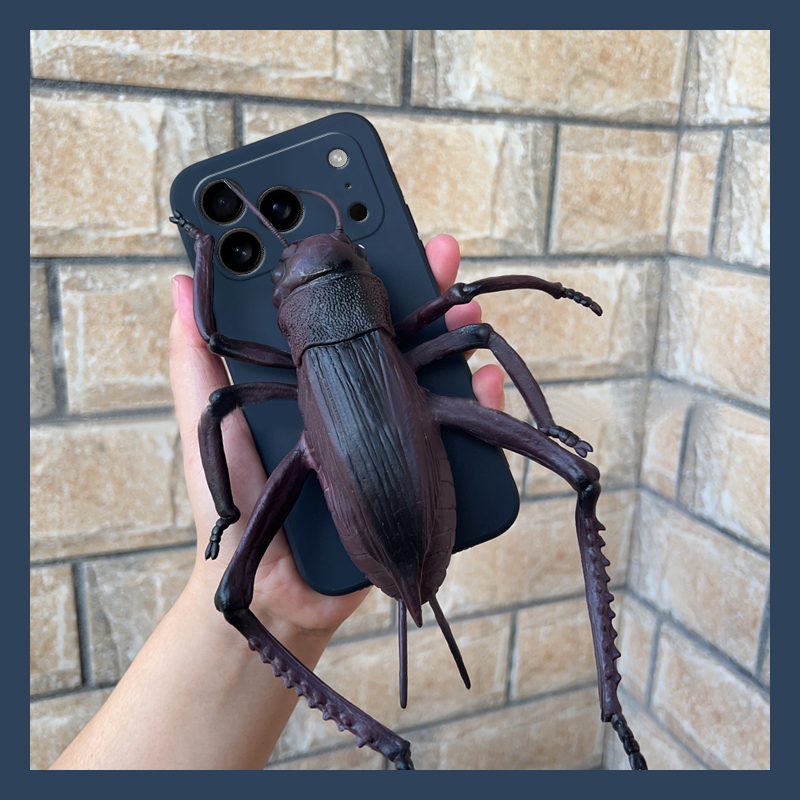 搞怪解压蟑螂适用苹果17promax手机壳华为pura80荣耀400pro小米15丑萌vivos30立体opporeno14抽象x200大奇葩p