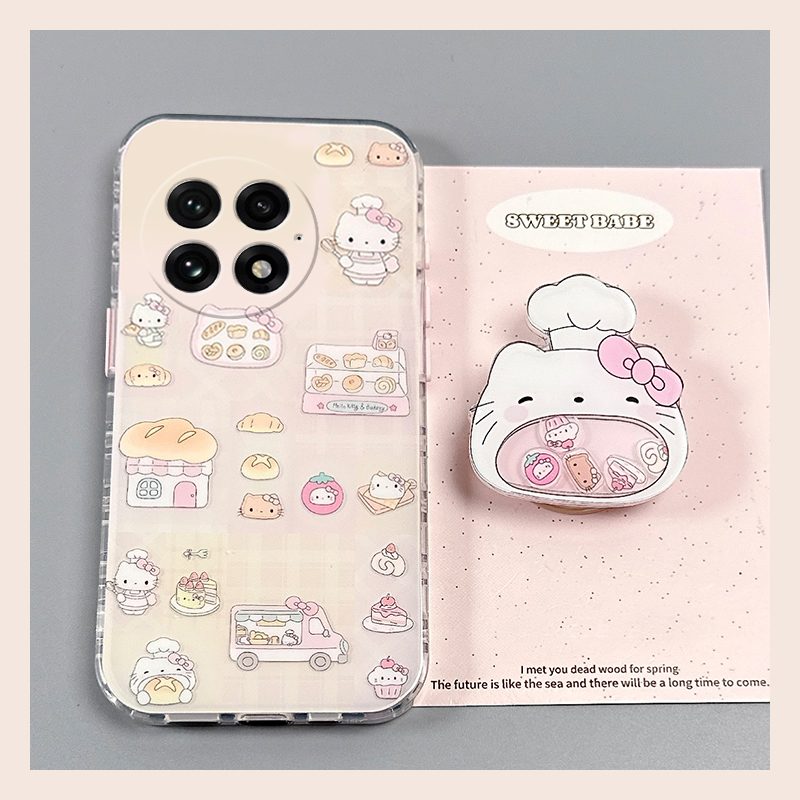厨师凯蒂猫适用oppo一加12手机壳ace3卡通2pro立体2v摇摇乐1支架9rt新款8t硅胶7tpro可爱6t/1+oneplus趣味软p
