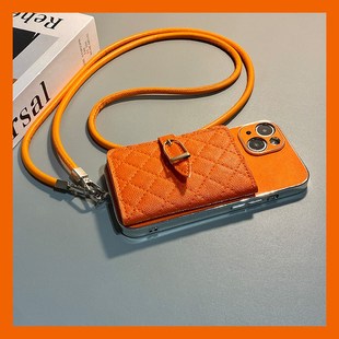 ins风菱格零钱包适用vivox300手机壳x200promini立体x100s橙色x90斜挎x80可背x70卡包x60牛仔纹x50新款 x30por