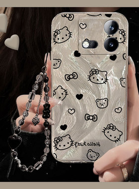 羽纱爱心猫咪适用vivoiqooneo9pro手机壳iqoneo8se高级感neo7竞速版5s活力版6se韩系z1新款855硅胶爱酷vivo女
