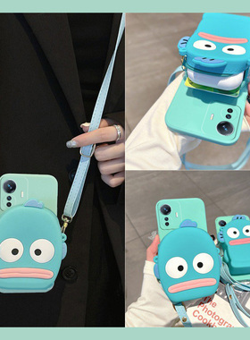 大嘴小丑鱼适用vivoy200i手机壳t1零钱包y77e可爱y97gt斜挎y100t硅胶y95可背y93s创意y66+女y83y81y78y33vivo