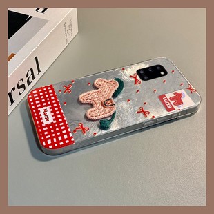 f52 a53 粉色刺绣小马适用三星a90手机壳a80新年a70s本命年a50卡通a30立体a20马年a10冰川纹a52软a8s galaxy