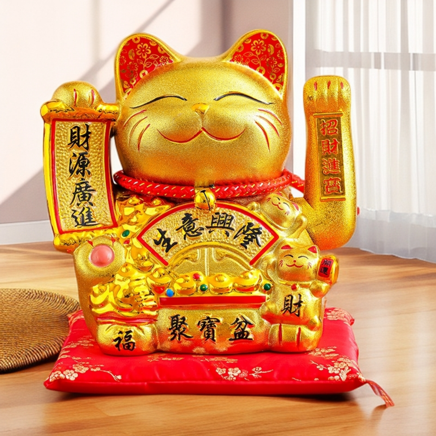 招财猫2025新款摆件开业大号店铺装饰乔迁送礼品收银台发财猫兴隆