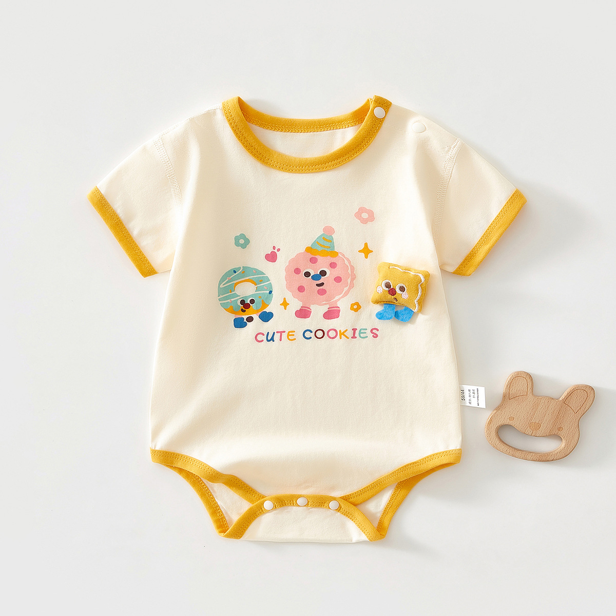 新生婴儿衣服夏季薄款男女宝宝连体衣卡通短袖包屁衣夏装哈衣爬服