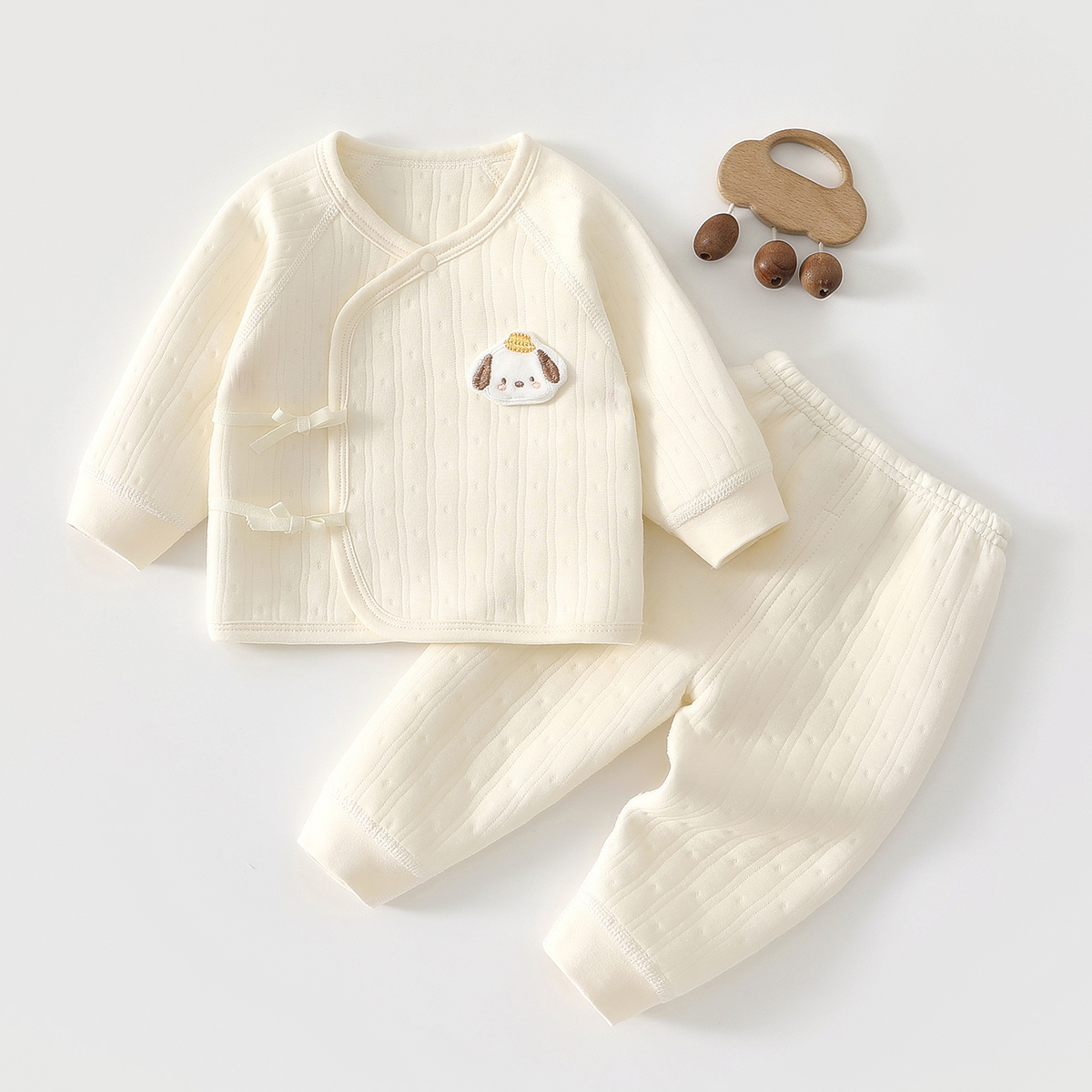 三层夹棉,纯棉A类婴儿衣服