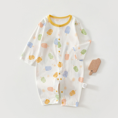 纯棉A类，轻薄透气婴儿衣服