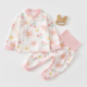 宝宝秋衣套装 分体睡衣女 纯棉婴幼儿衣服高腰护肚保暖内衣婴儿秋装