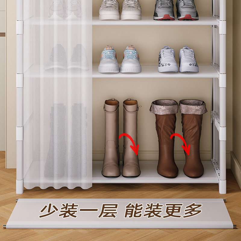 门帘鞋架家用门口多层入