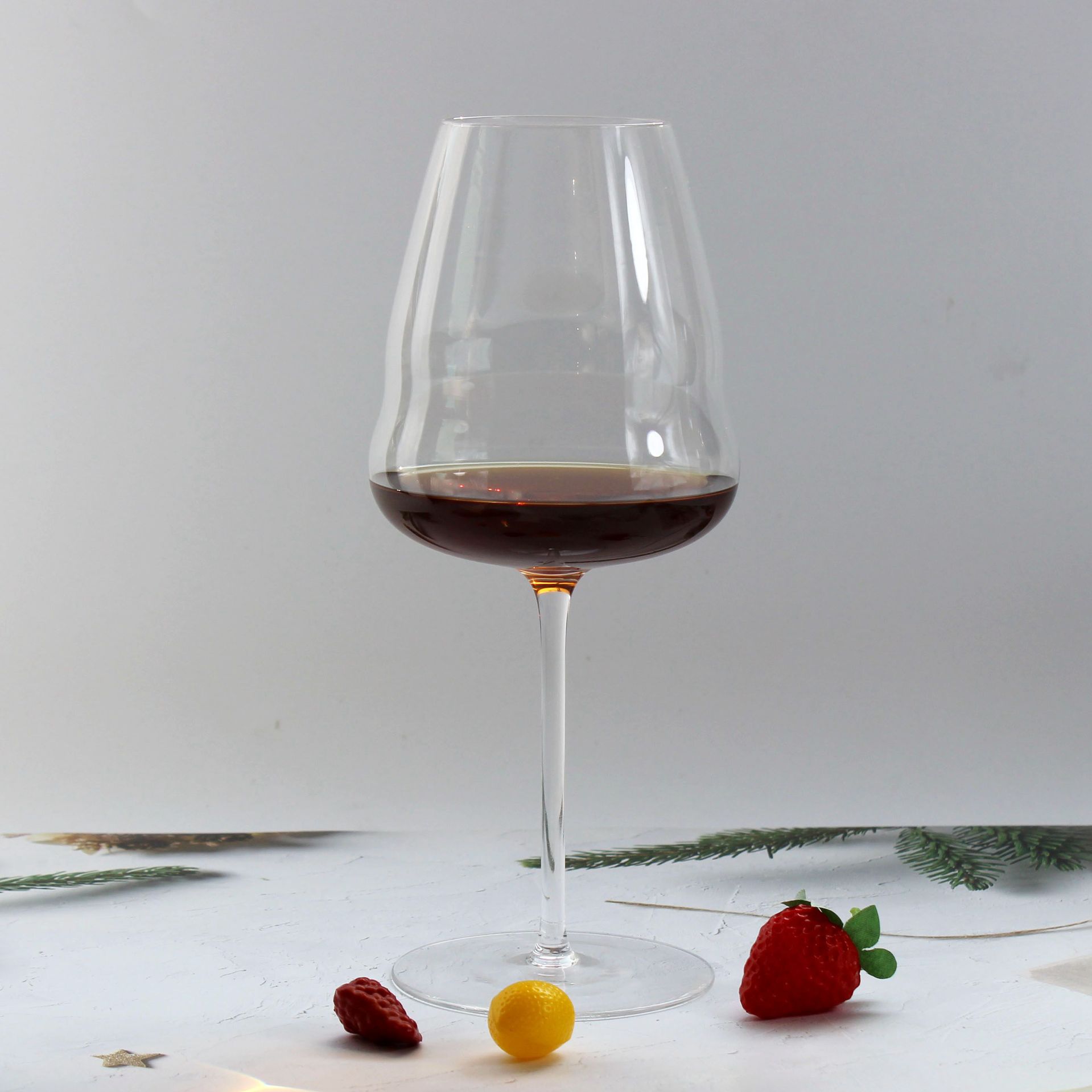 750ml大容量透明水晶红酒