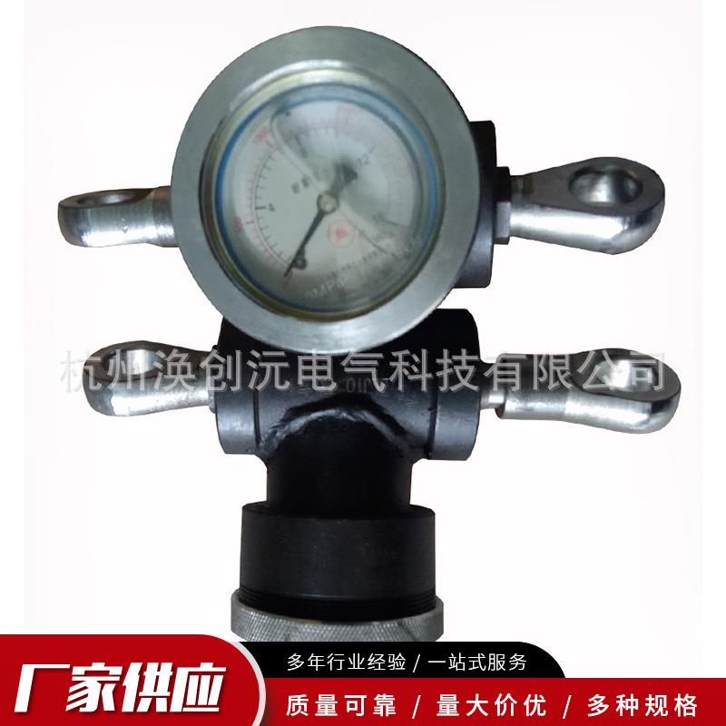 液压张力计指针式张力计油缸电缆光缆导线张力1T-10T液压张力计