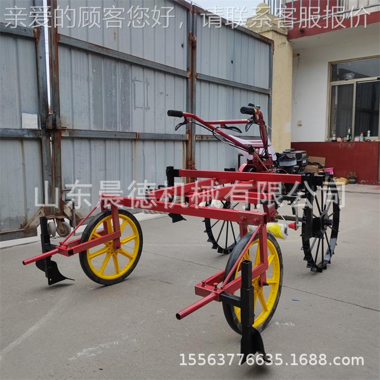 手1走70汽油覆膜扶KOD微耕机 自式铺地膜平地垄起盖膜机