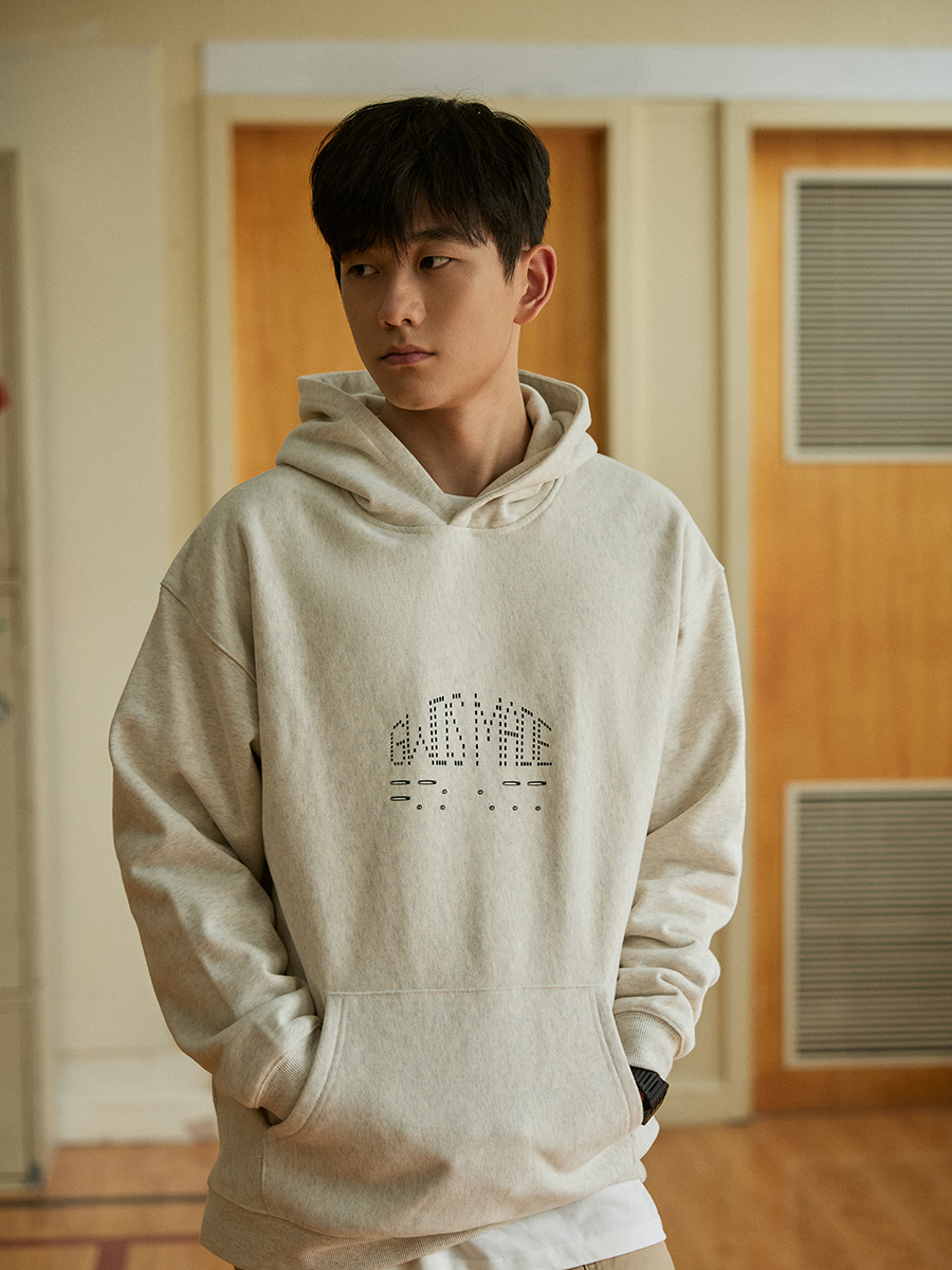 印花图案GWDS复古帽衫