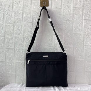 外贸尾货美国baggallini男女通用单肩防水尼龙 布多层拉链斜挎包